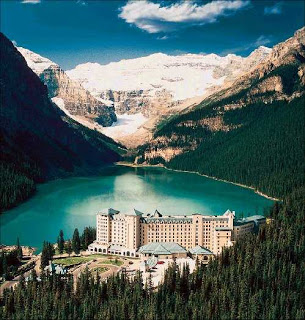 LAKE LOUISE IN SUMMER